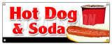 Hot Dogs & Soda Combo Banner