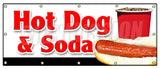 Hot Dogs & Soda Combo Banner