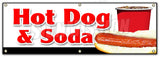 Hot Dogs & Soda Combo Banner