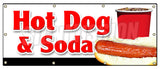 Hot Dogs & Soda Combo Banner