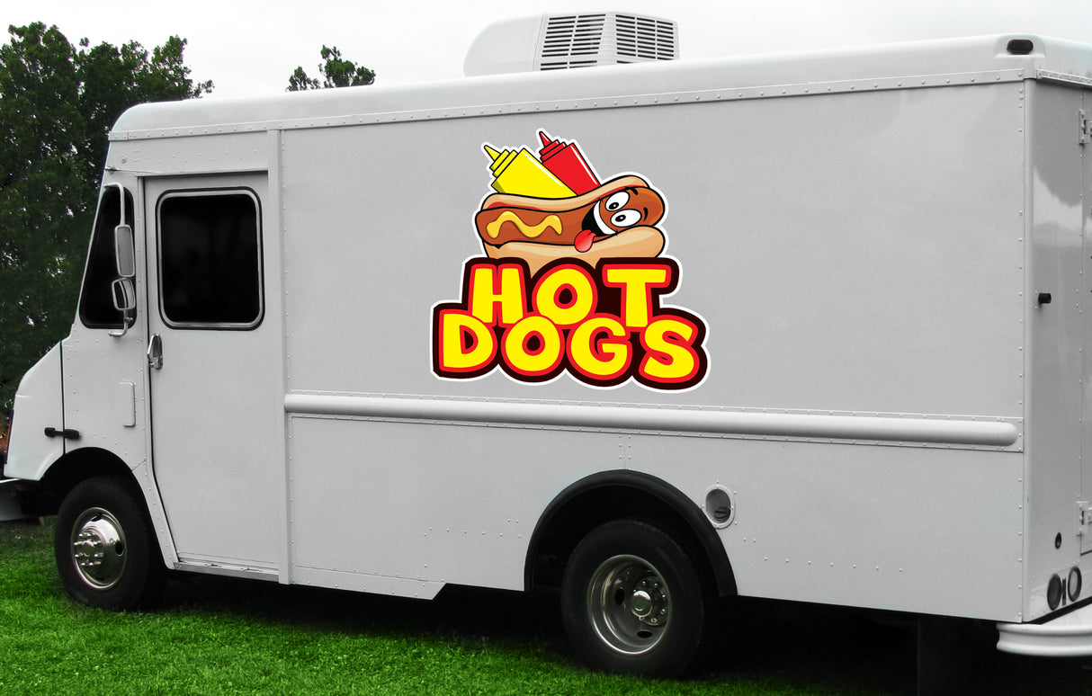 Hot Dogs Chicago Style Die Cut Decal