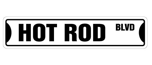 Hot Rod Street Vinyl Decal Sticker