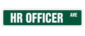 Hr Officer Street Vinyl Decal Sticker