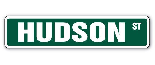 Hudson Street Vinyl Decal Sticker