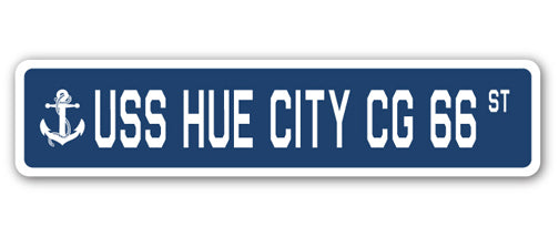 USS Hue City Cg 66 Street Vinyl Decal Sticker