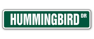 Hummingbird Street Vinyl Decal Sticker