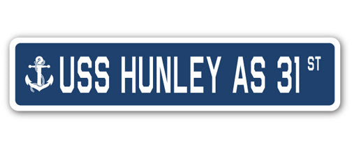 USS Hunley As 31 Street Vinyl Decal Sticker