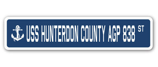 USS Hunterdon County Agp 838 Street Vinyl Decal Sticker