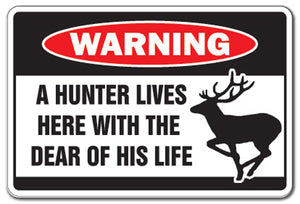 Hunter Lives With Dear Vinyl Decal Sticker