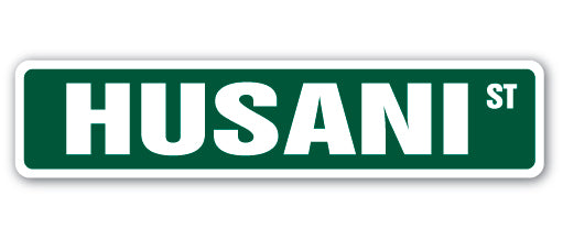 HUSANI Street Sign