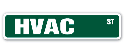 Hvac Street Vinyl Decal Sticker