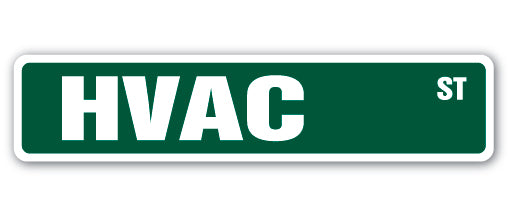 HVAC Street Sign