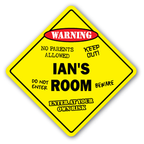 Ian's Room Vinyl Decal Sticker