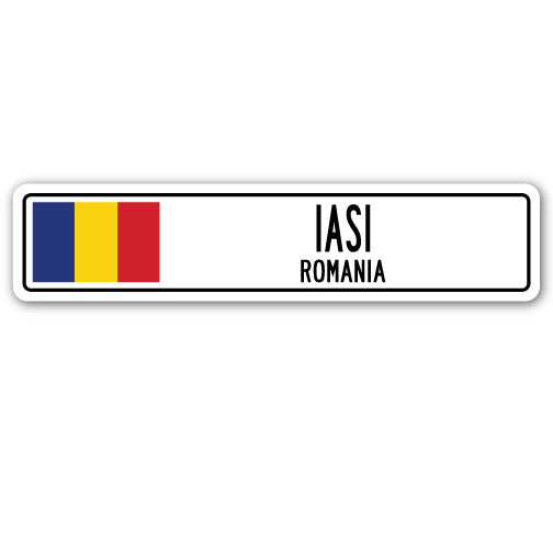 IASI, ROMANIA Street Sign