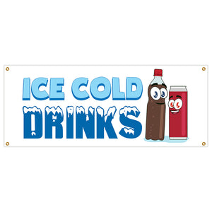Ice Cold Drinks 3 Banner