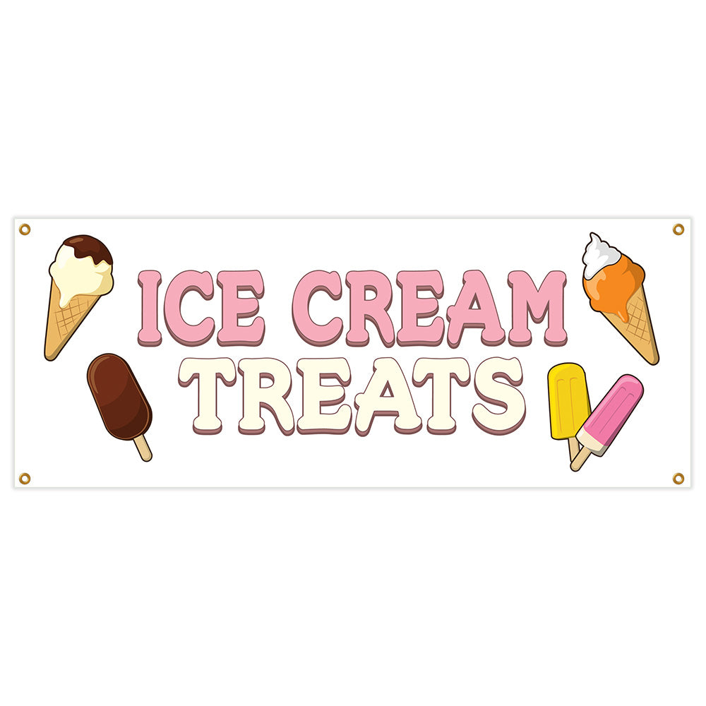 Ice Cream Treats Banner
