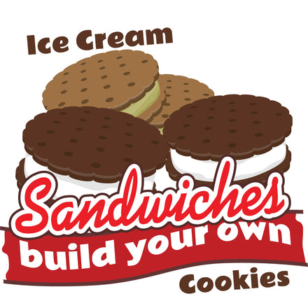 Ice Cream Sandwiches Die Cut Decal