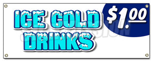 Ice Cold Drinks 1 Banner