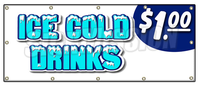 Ice Cold Drinks 1 Banner