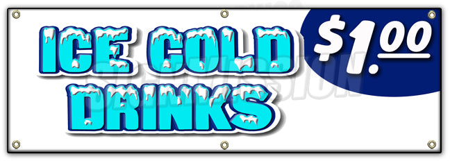 Ice Cold Drinks 1 Banner