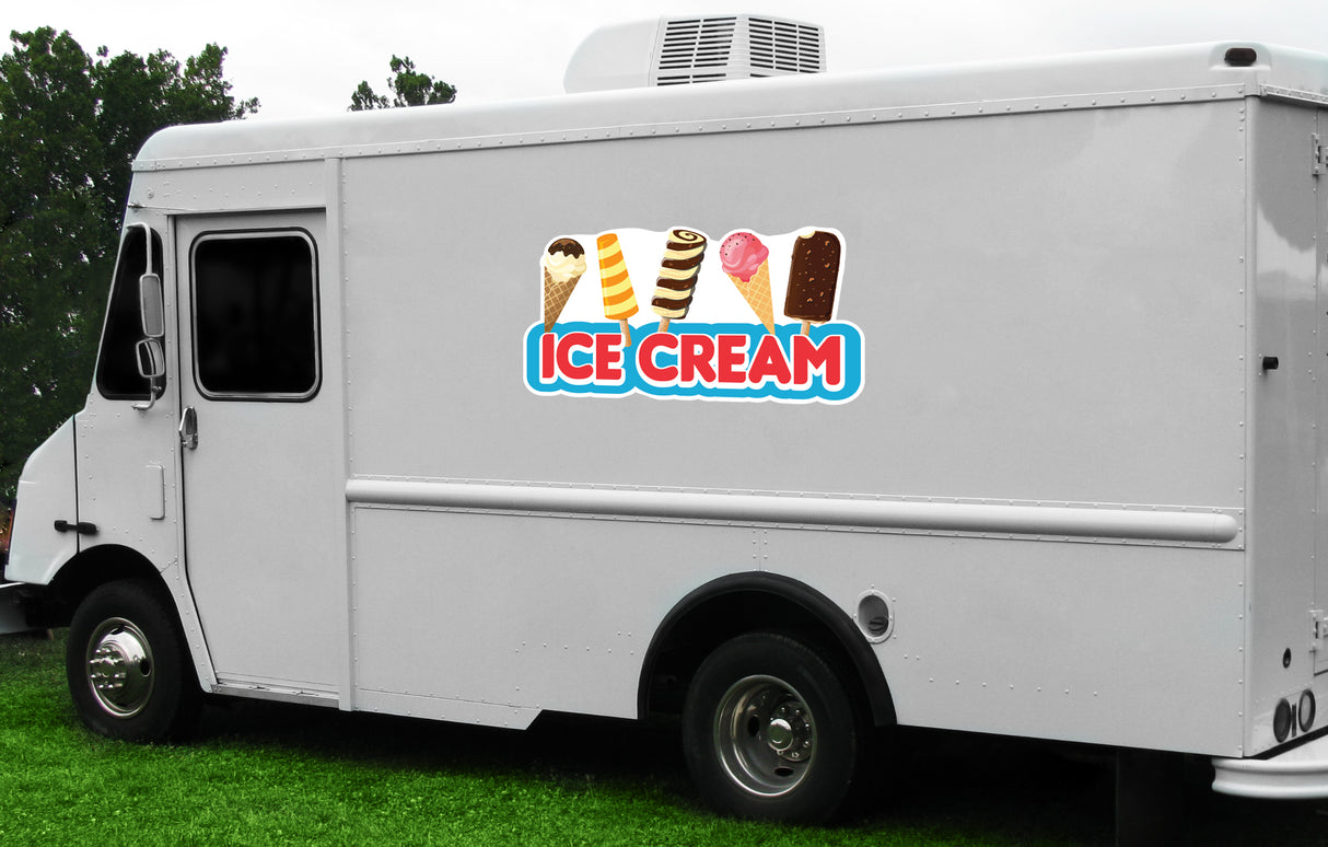 Ice Cream 2 Die Cut Decal
