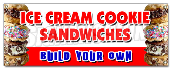 Ice Cream Cookie Sandwic Banner