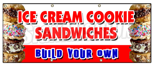 Ice Cream Cookie Sandwic Banner