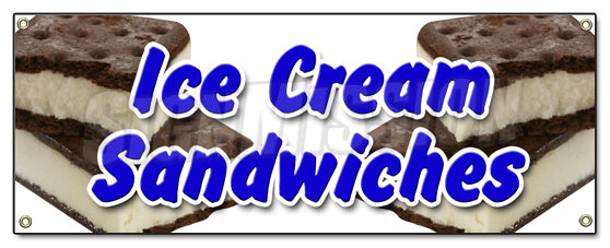 Ice Cream Sandwiches Banner