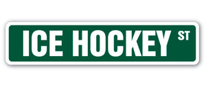 Ice Hockey Street Vinyl Decal Sticker