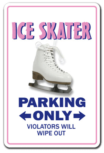 Ice Skater Vinyl Decal Sticker