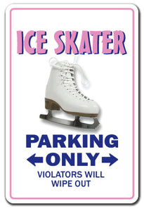 ICE SKATER Sign