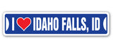 I LOVE IDAHO FALLS, IDAHO Street Sign