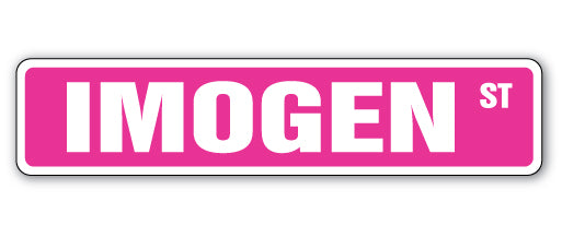 IMOGEN Street Sign