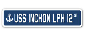 USS Inchon Lph 12 Street Vinyl Decal Sticker