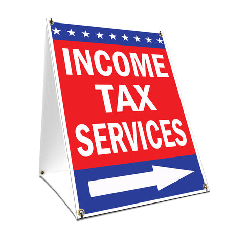 Income Tax Servies With Arrow