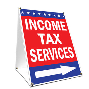 Income Tax Servies With Arrow