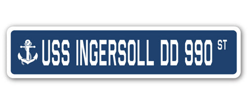 USS Ingersoll Dd 990 Street Vinyl Decal Sticker