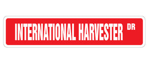 International Harvester Street Vinyl Decal Sticker