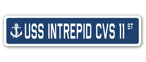 USS Intrepid Cvs 11 Street Vinyl Decal Sticker