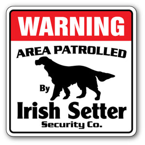 Irish Setter Street Vinyl Decal Sticker