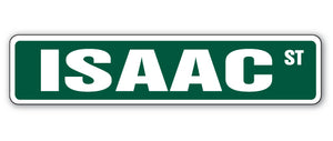 Isaac Street Vinyl Decal Sticker