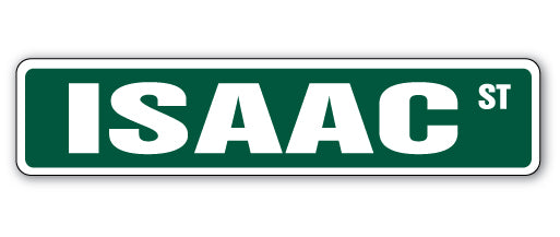 Isaac Street Vinyl Decal Sticker