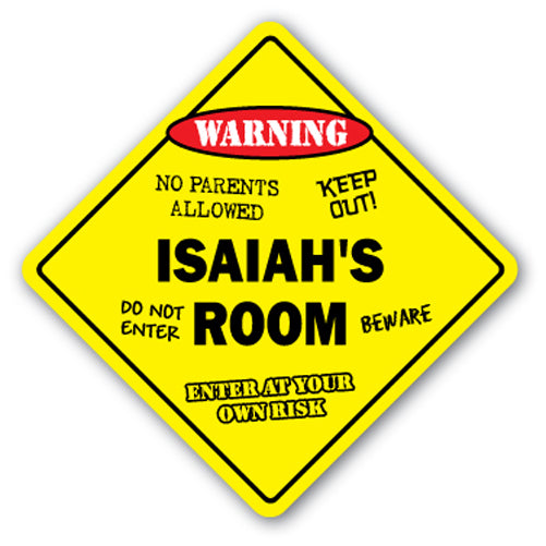Isaiah's Room Vinyl Decal Sticker