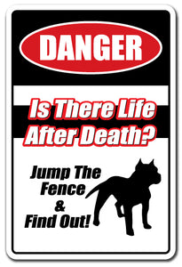 Is There Life After Death? Jump Fence & Find Out Vinyl Decal Sticker