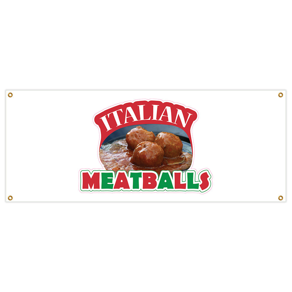 Italian Meatballs Banner
