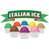 Italian Ice Die Cut Decal