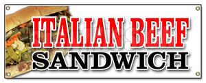 Italian Beef Sandwich Banner