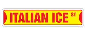 Italian Ice Street Vinyl Decal Sticker
