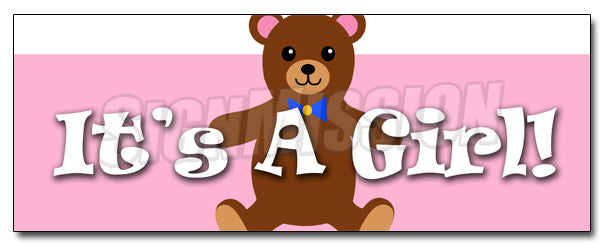 It's A Girl Decal