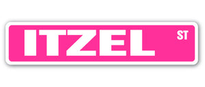 ITZEL Street Sign